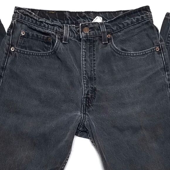 VINTAGE Levi's 505 Relaxed Fit Straight Leg Stone Wash Denim Jeans - Picture 4 of 12